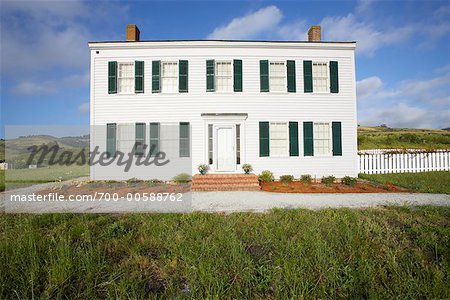 James Johnston House, Half Moon Bay, San Francisco péninsule, Californie, USA