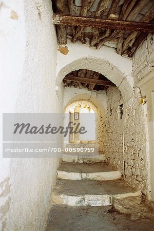 Passage, Apiranthos, Naxos, Grèce