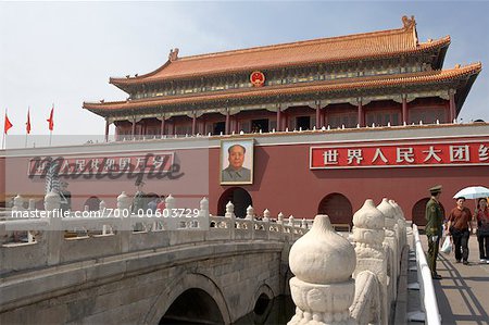 Toren der verbotenen Stadt Peking