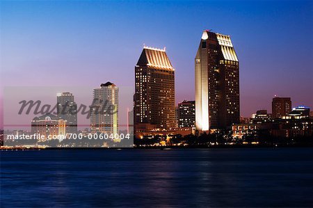 Skyline, San Diego, Californie, USA