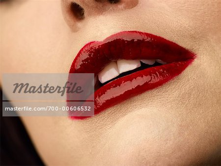 Close-up of A Woman's Lips