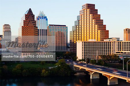Paysage urbain, Austin, Texas, USA