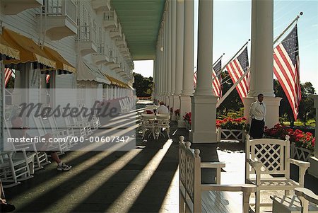 Veranda Grand Hotel, Mackinac Island, Michigan, USA