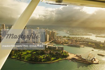 Aerial View of Sydney Harbour, Sydney, Australia