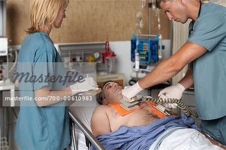 Doctors Trying to Resuscitate Patient
