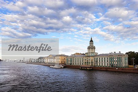 Neve-Fluss und den Winterpalast, Staatliche Eremitage, St. Petersburg, Russland