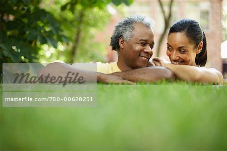 Portrait of Couple Outdoors