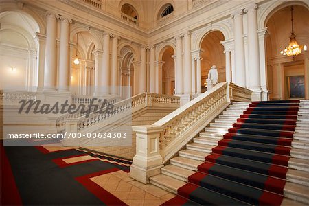 Treppen, Rimski-Korsakow-Konservatorium, St Petersburg, Russland