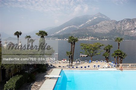 Schwimmbad im Grand Hotel Villa Serbelloni, Bellagio, Italien