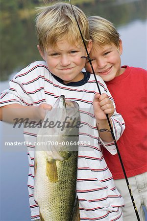 Two Brothers With A Big Fish
