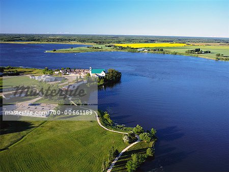 La rivière Winnipeg, Saint George, Manitoba, Canada