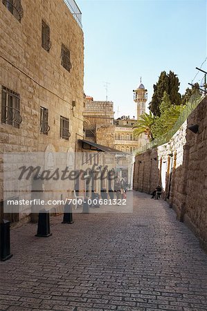 Cobblestone Walkway, Jerusalem, Israel