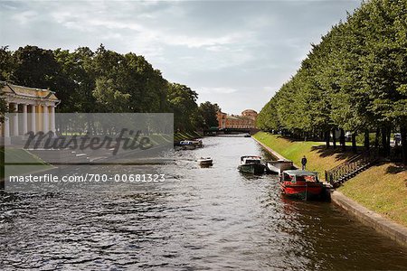 Canal, Saint-Pétersbourg, Russie