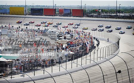 Course NASCAR au Texas Motor Speedway, Texas, USA