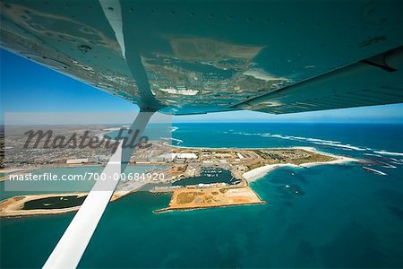 Luftaufnahme, Port Geraldton, Westaustralien, Australien