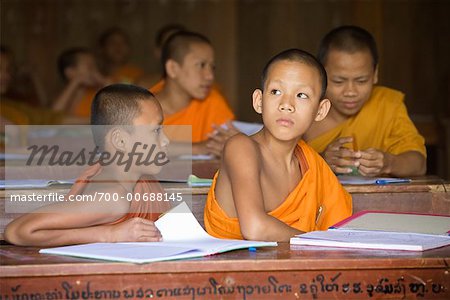 Buddhist Monks, Luang Prabang, Laos