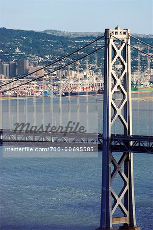 Le Bay Bridge, San Francisco, Californie, USA