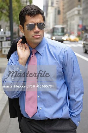 Portrait d'homme d'affaires, New York, New York, USA