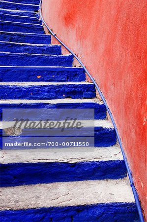 Blue Steps, Guanajuato, Mexico