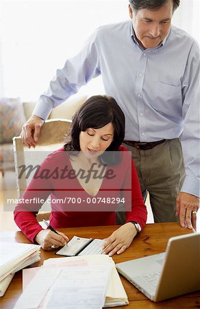 Couple doing Personal Finances