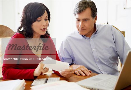 Couple doing Personal Finances