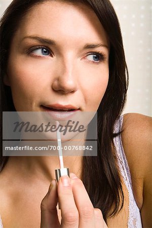 Woman Applying Make-up