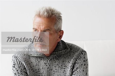 Porträt von älterer Mann