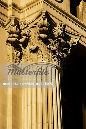 Close-up of a Corinthian column, Boston, Massachusetts, USA