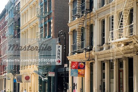 Buildings in a city, New York City, New York State, USA