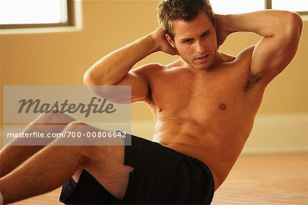 Man Doing Sit-Ups