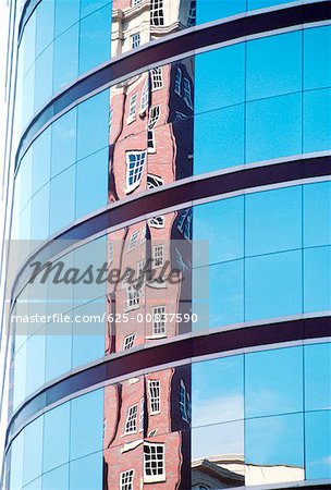 Reflection of high rise office building, Atlanta, GA