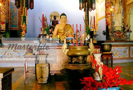 Sanctuaire au Temple de la chanson Long, Nha Trang, Viêt Nam