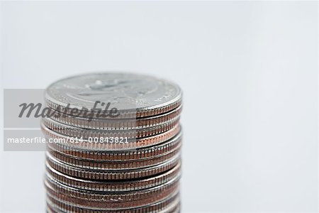 Stack of quarters Stack of quarters