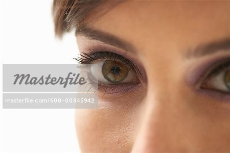 Gros plan des yeux de femme
