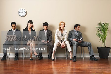 Business People in Waiting Area