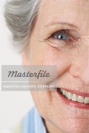 Portrait of Senior Woman Smiling