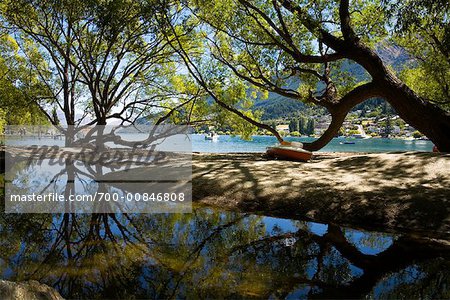 Lac Wakatipu, Queenstown, île du Sud, Nouvelle-Zélande