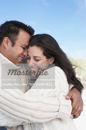 Couple sur la plage