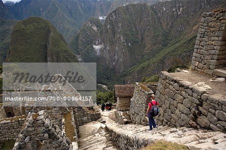 Overlooking Machu Picchu, Peru