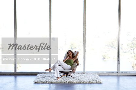 Woman Using Cell Phone