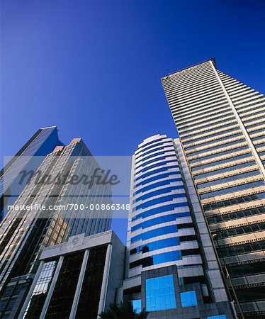 Buildings in Financial District, Manila, Philippines