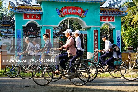 Groupe circonscription vélos, Phuong Nam, Vietnam