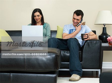 Couple at Home