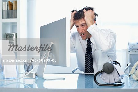 Frustrated Businessman