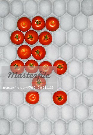 Tomaten in Karton