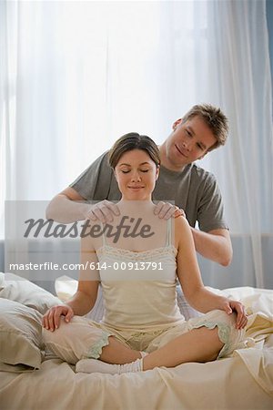 Mari femme massage