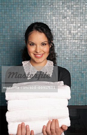 Maid Carrying Linen