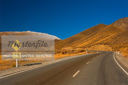 Lindis Pass, Canterbury, Südinsel, Neuseeland