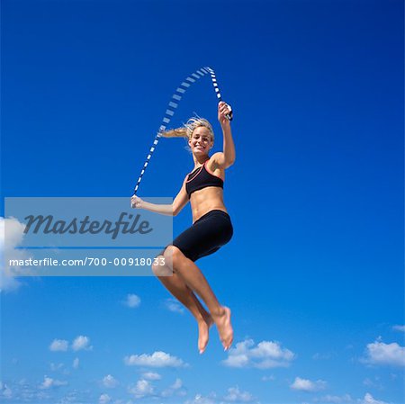 Woman Skipping Rope