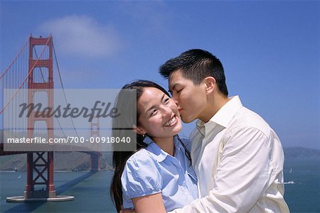 Couple Outdoors, San Fransisco, California, USA